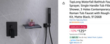 TapLong Waterfall Bathtub Faucet Set